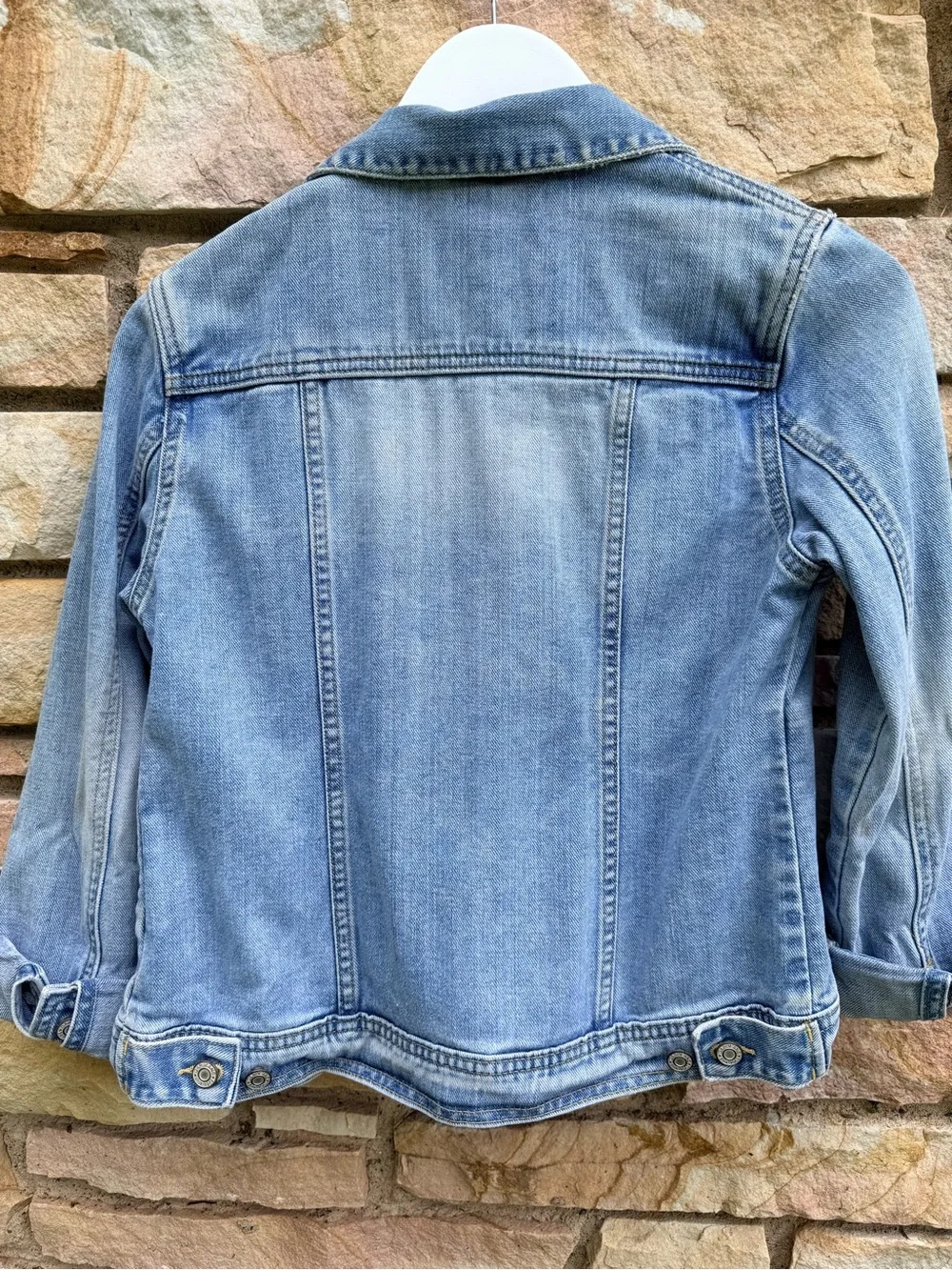 GAP Kids Light Blue Denim Jacket - Classic Button-Up Vintage Size 14-16  XXL